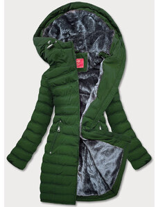 LHD Zelená dámská zimní bunda (M-21307)