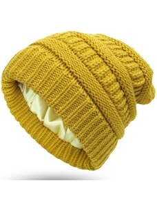 Čepice Leona Žlutá