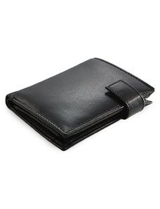 Arwel Dámská kožená peněženka se zápinkou - černá