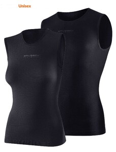 Brubeck UNISEX tričko 3D bez rukávů Multifunctional černé
