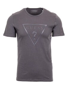 Guess pánské tričko šedé s logem