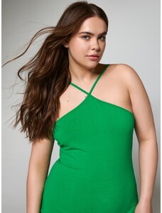 Sinsay - Mini šaty na ramínka - zelená