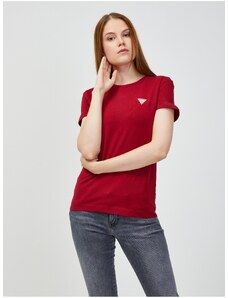 Červené dámské tričko Guess - Dámské