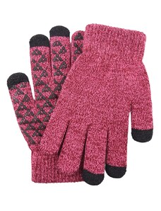 IZMAEL Zimné rukavice Růžová