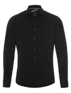 Funkční košile Pure Slim Fit "Functional" s extra prodlouženým rukávem - černá
