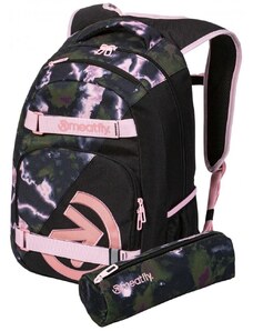 Maskáčový dámský batoh Meatfly Exile camo 24l + penál zdarma