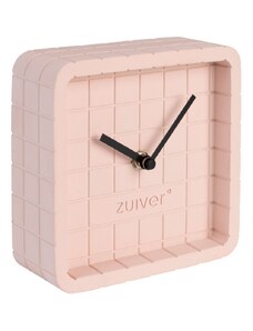 Růžové betonové stolní hodiny ZUIVER CUTE
