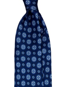 Kolem Krku Tmavě modrá kravata Soft Silk