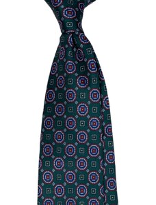 Kolem Krku Tmavě zelená kravata Soft Silk