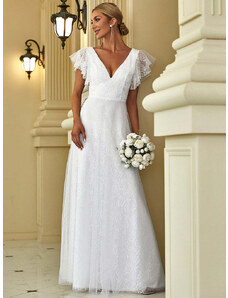 Ever Pretty krásné bílé šaty 0857