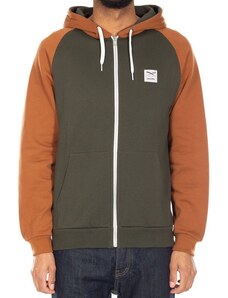 MIKINA IRIEDAILY De College 2 Zip Hood - zelená -