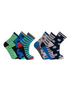 FOTBAL dětské sportovní barevné ponožky TRENDY SOCKS 23-26