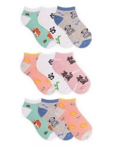 ZVÍŘÁTKA dětské veselé kotníkové ponožky TRENDY SOCKS 23-26