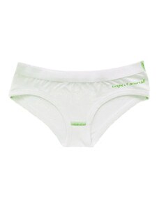Suspect Animal Dětské funkční kalhotky Bikini ROBOPES bílá Bamboo Ultra - Zelená / 150