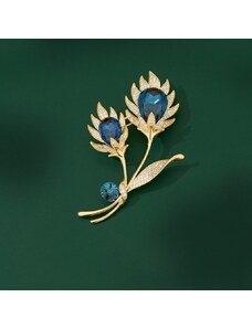 Éternelle Luxusní brož Swarovski Elements Paula - květina