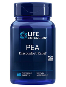 Life Extension PEA Discomfort Relief 60 ks, žvýkací tablety, 600 mg