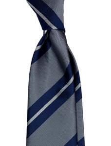 Kolem Krku Šedivá kravata s proužky