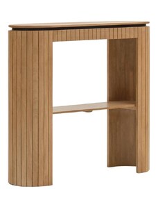Dřevěný toaletní stolek Kave Home Licia 120 x 110 cm