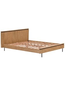 Dřevěná dvoulůžková postel Kave Home Licia 160 x 200 cm