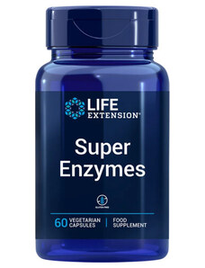 Life Extension Super Enzymes, EU 60 ks, vegetariánská kapsle, EXP. 09/2023