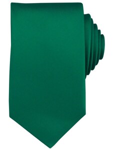 Quentino Opálově zelená pánská kravata matná