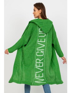 Och Bella Zelený dámský cardigan