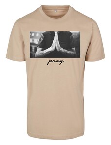 MT Men Pánské tričko Pray - béžové
