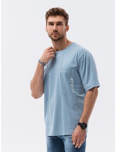 Buďchlap Modré moderní oversize tričko S1628