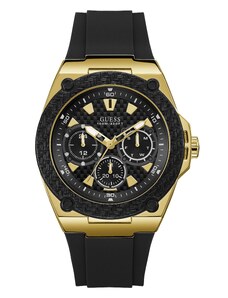 GUESS | Legacy hodinky | Černá;zlatá