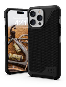 Urban Armor Gear Ochranný kryt pro iPhone 14 Pro MAX - UAG, Metropolis LT MagSafe Kevlar Black