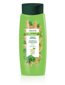 Šampon a kondicionér 2 v 1 na suché vlasy Pšeničný protein Aroma 400 ml