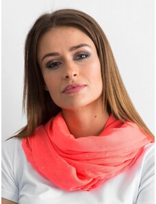 Fashionhunters Růžový šátek s kamínky