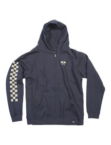 Fasthouse Youth Haven Hooded Zip-Up Navy