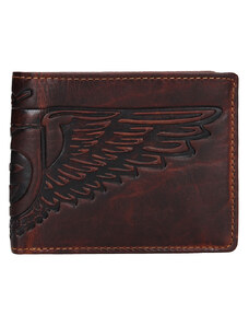 Lagen Pánská kožená peněženka 26537 křídla - hnědá