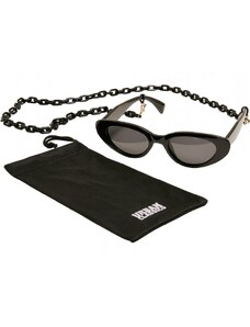 URBAN CLASSICS Sunglasses Puerto Rico With Chain - black