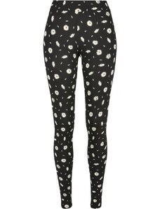 URBAN CLASSICS Ladies Soft AOP Leggings - blackdaisy