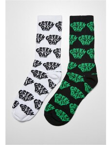 MERCHCODE Green Day Socks 2-Pack