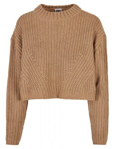 URBAN CLASSICS Ladies Wide Oversize Sweater - unionbeige