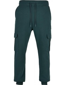 Pánské tepláky Urban Classics Cargo Sweatpants - zeleno - modré