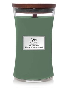 WoodWick Svíčka Mint Leaves & Oak váza velká, 609,5 g