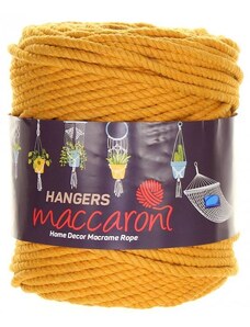 Maccaroni Hangers Rope 10 mm - hořčicová 902_01