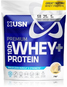 Proteinové prášky USN 100% Premium Whey Bag Vanilla 2kg bwp3