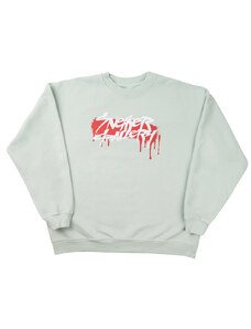 SNEAKERGALLERY Limited Spray Crewneck Terracotta Smoke