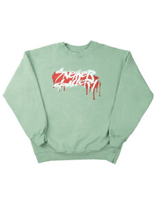 SNEAKERGALLERY Limited Spray Crewneck Terracotta Smoke Green