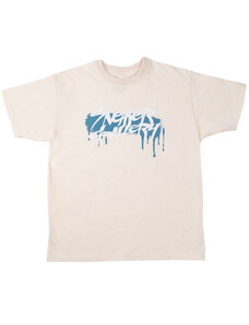 SNEAKERGALLERY Limited Spray Tee Sky Blue Natural