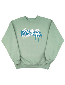 SNEAKERGALLERY Limited Spray Crewneck Sky Blue Smoke Green