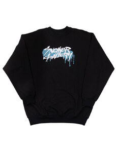 SNEAKERGALLERY Limited Spray Crewneck Sky Blue Black