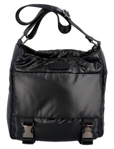 Turbo bags Módní volnočasová dámská taška z výrazného materiálu Gonzalo, černá