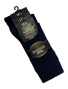 Zdravotní bambusové jednobarevné ponožky bez gumiček RS 39-42