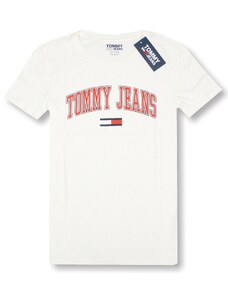 Tommy Hilfiger dámské tričko graphics béžové